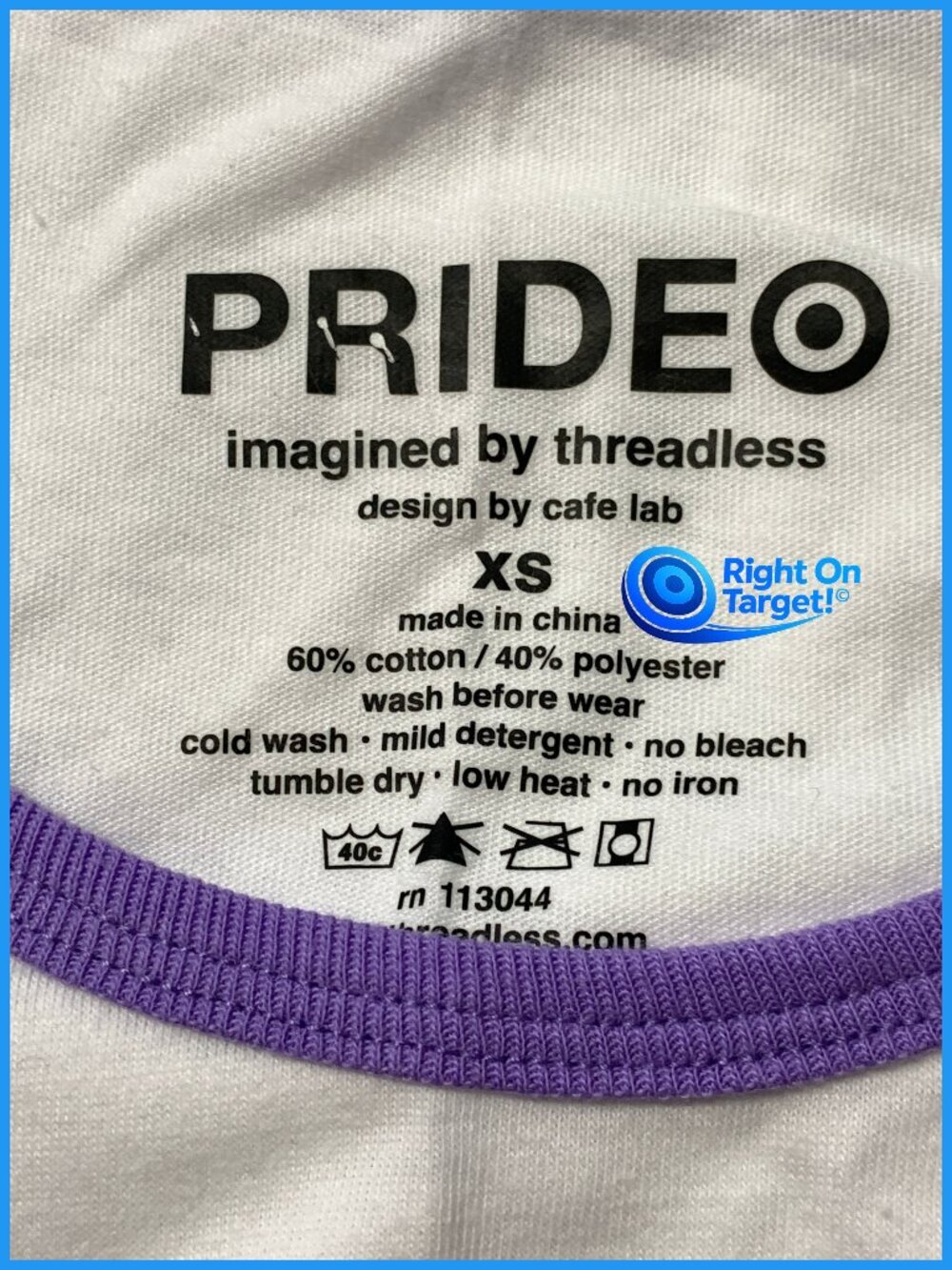 XS - Pride Adult Gummy Bear - Be Different Tank Top - White - Picture 6 of 6